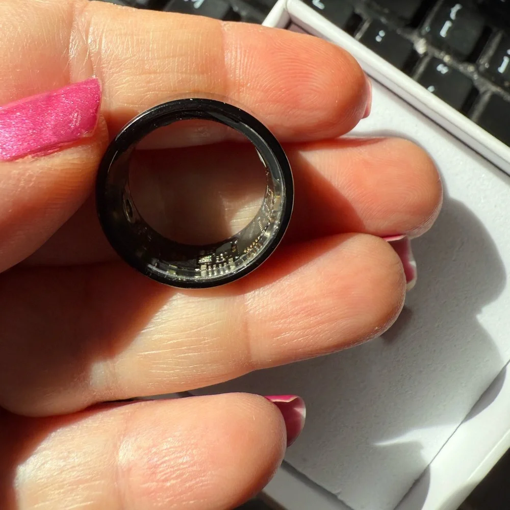 Smart Ring with Sleep Monitoring, 10-Day Battery Life, Stress/Heart Rate size 7